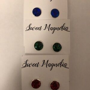 Set of 3 Resin Earrings